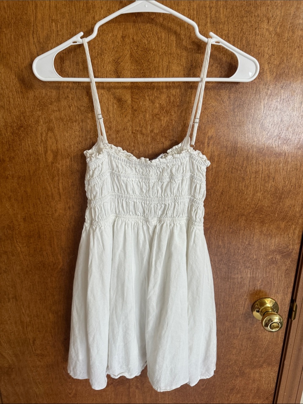 Princess Polly White Smocked Mini Sundress - Picture 3 of 3